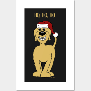 Blonder Doodle Santa Claus Posters and Art